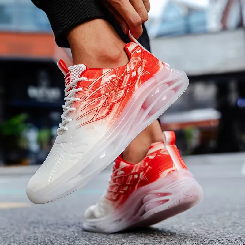 Lichte sneakers met vetersluiting voor outdoor activiteiten