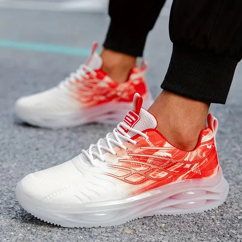 Lichte sneakers met vetersluiting voor outdoor activiteiten