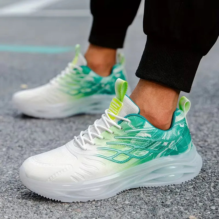 Lichte sneakers met vetersluiting voor outdoor activiteiten