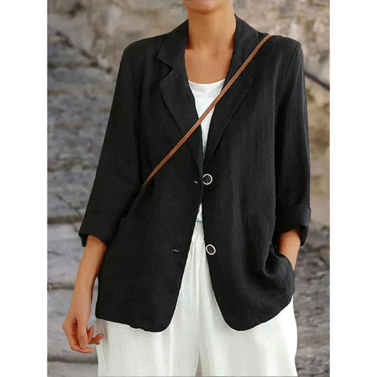 Esmée | Linnen dames blazer