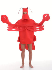 Lobster kostuum met scoop nek en regular fit