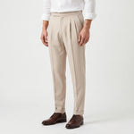 Pantalons met hoge taille