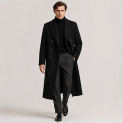 Trenchcoat met dubbele knopen