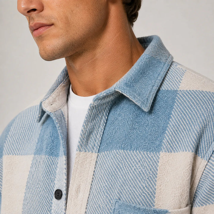 Overshirt met plaid patroon