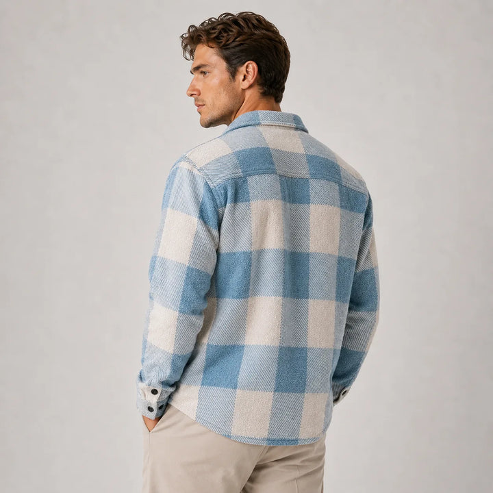 Overshirt met plaid patroon