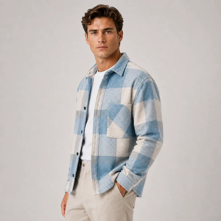 Overshirt met plaid patroon