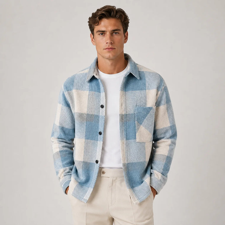 Overshirt met plaid patroon