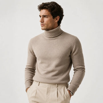 Coltrui met ribbed turtleneck