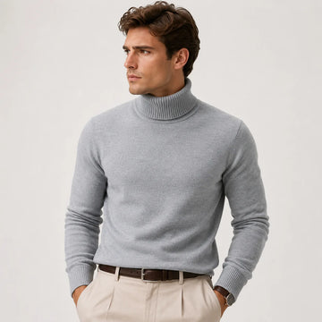 Coltrui met ribbed turtleneck