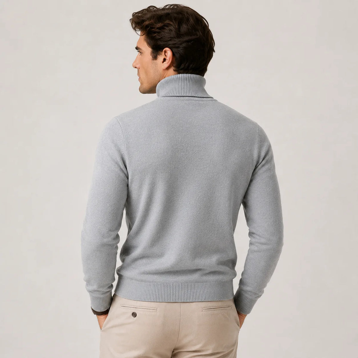 Coltrui met ribbed turtleneck
