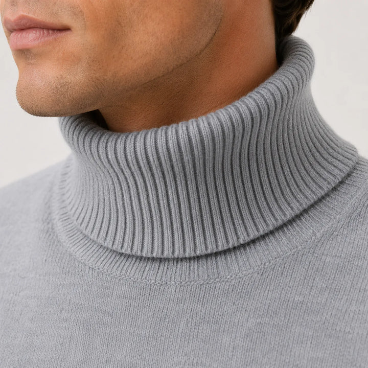 Coltrui met ribbed turtleneck