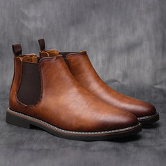 Chelsea boots met elastische zijpanelen