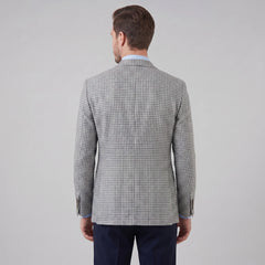 Heren blazer met houndstooth patroon