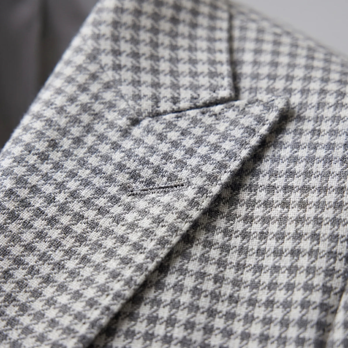 Heren blazer met houndstooth patroon