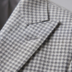 Heren blazer met houndstooth patroon