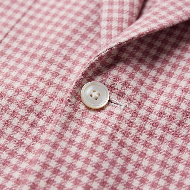 Heren blazer met houndstooth patroon