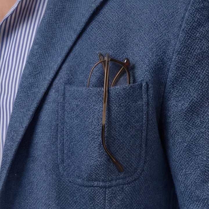 Casual blazer met borstzak