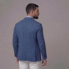 Casual blazer met borstzak