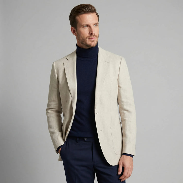 Heren blazer met knopen