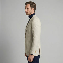 Heren blazer met knopen