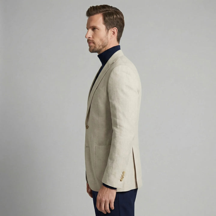 Heren blazer met knopen