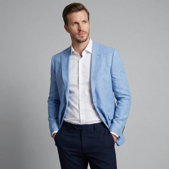 Heren blazer met knopen