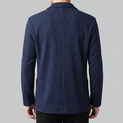 Tailored jacket met V-neck
