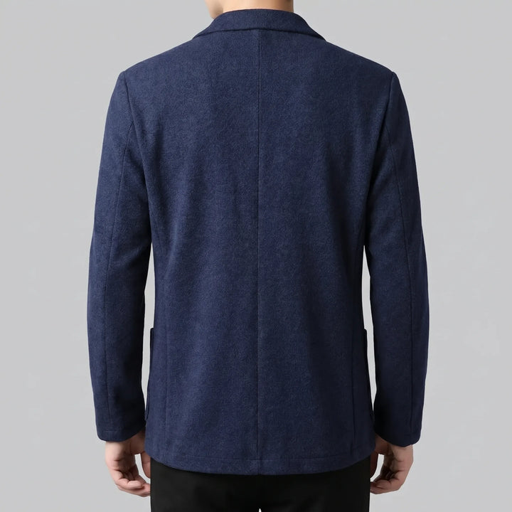 Tailored jacket met V-neck