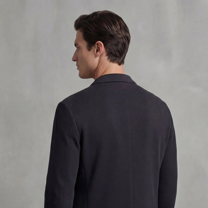 Tailored jacket met V-neck