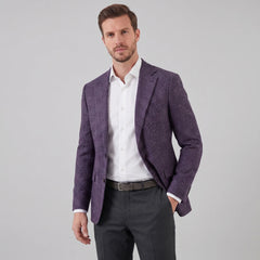 Heren blazer met ruit