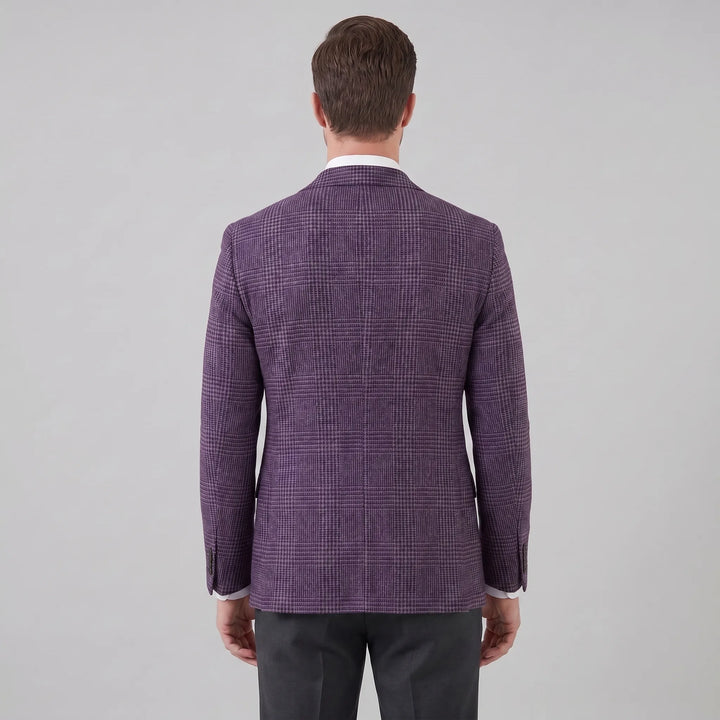 Heren blazer met ruit