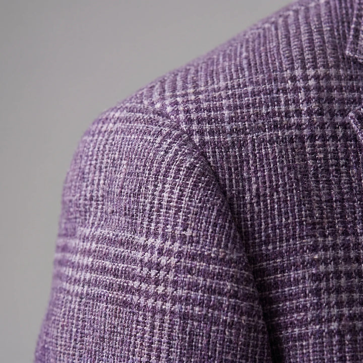 Heren blazer met ruit