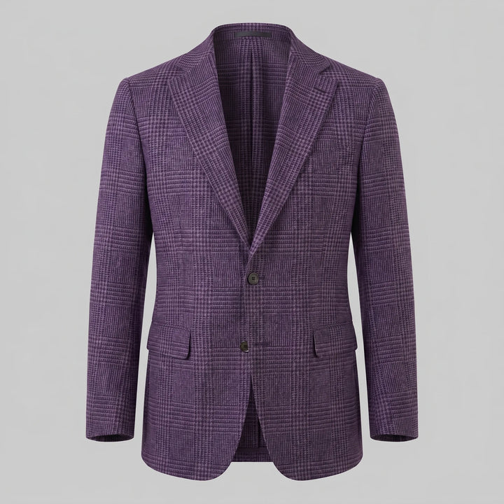 Heren blazer met ruit