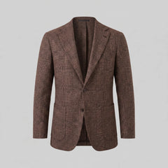 Heren blazer met ruit