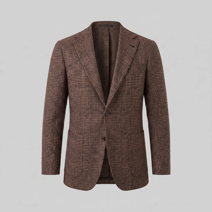 Heren blazer met ruit
