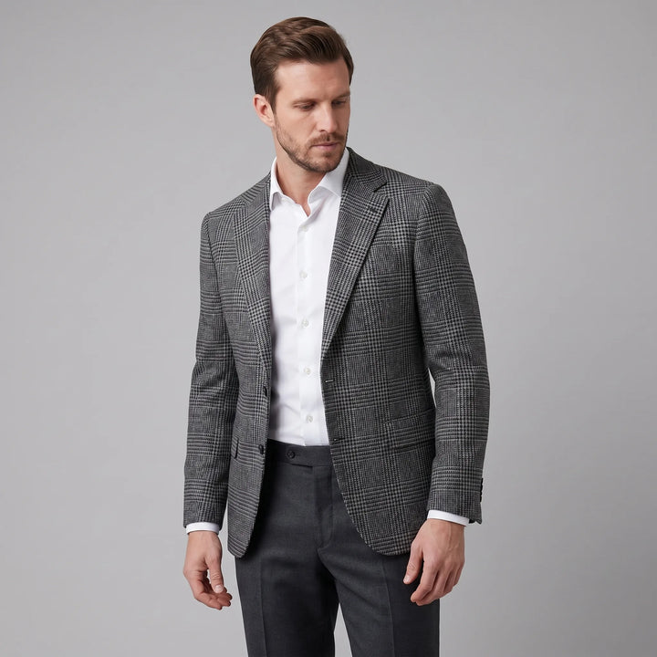 Heren blazer met ruit