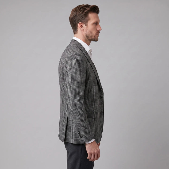 Heren blazer met ruit