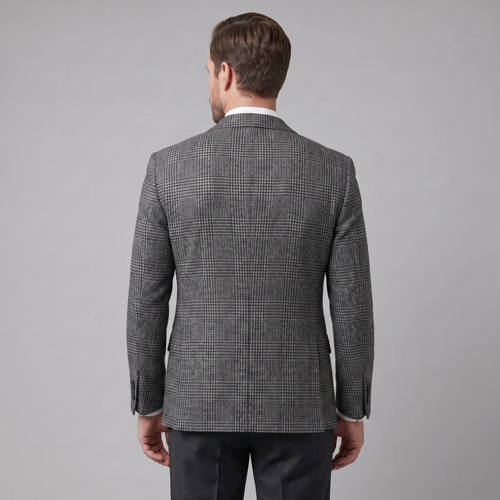 Heren blazer met ruit