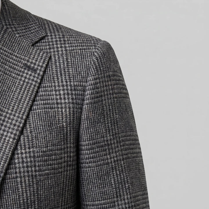 Heren blazer met ruit
