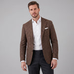 Heren blazer met ruit