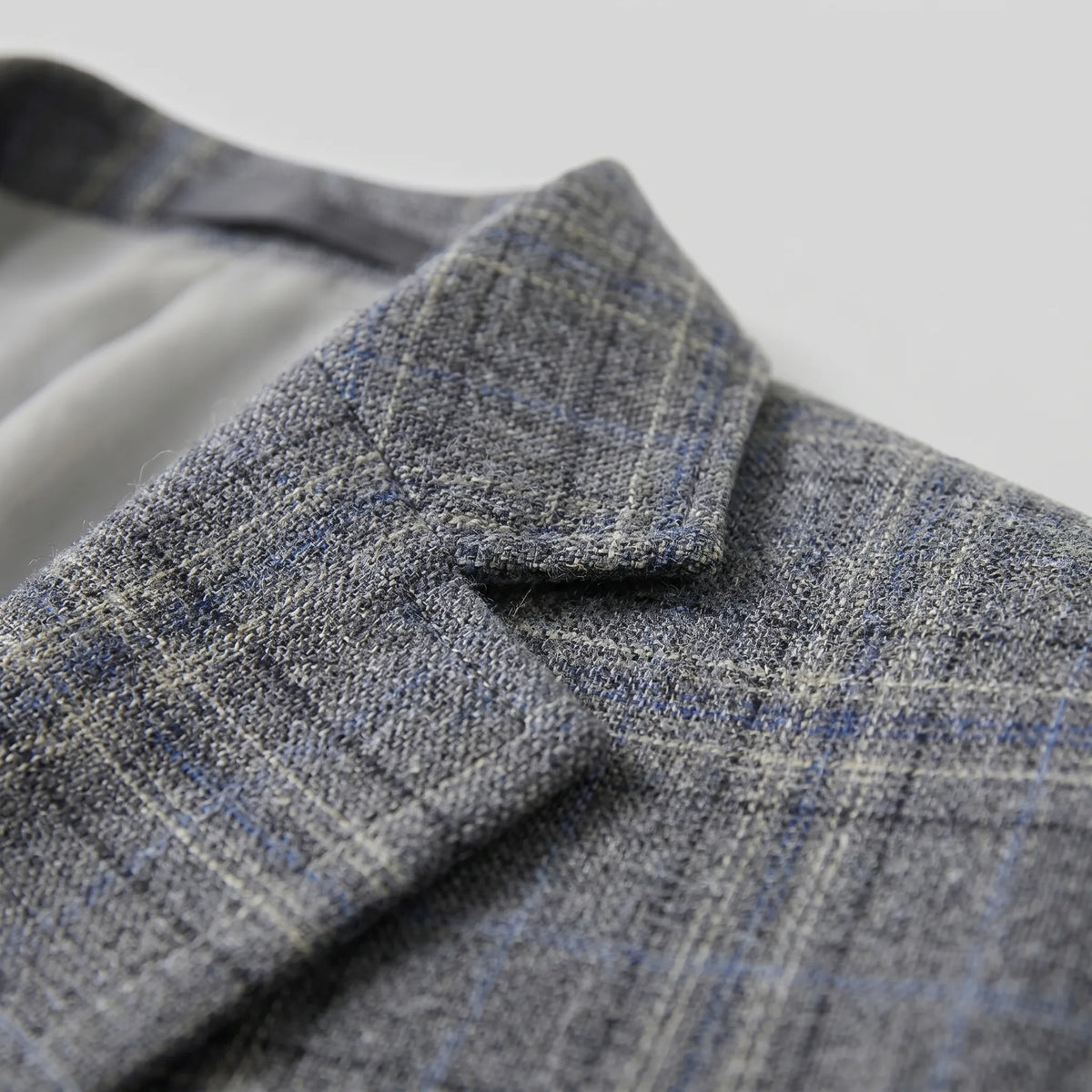 Checked blazer met lange mouwen
