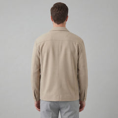 Beige blazer met knopen