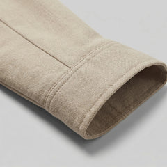 Beige blazer met knopen