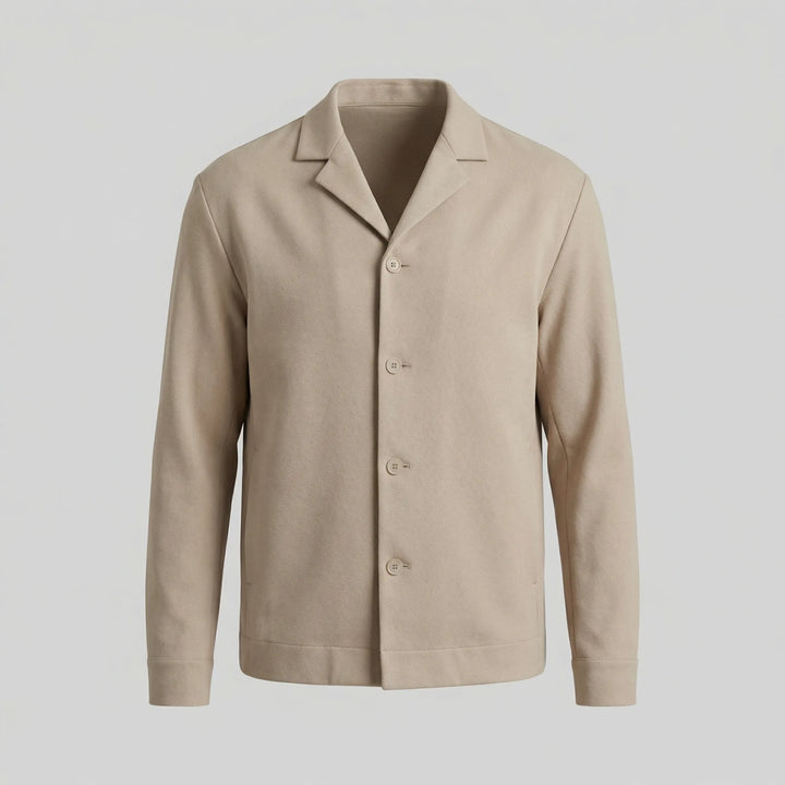 Beige blazer met knopen