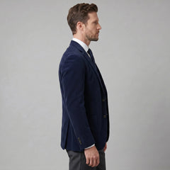 Heren corduroy blazer met vest