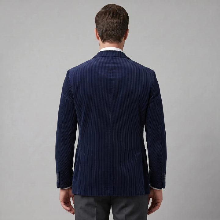 Heren corduroy blazer met vest