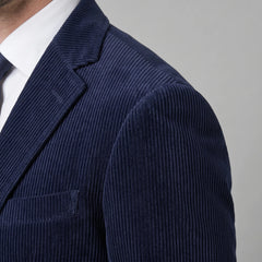 Heren corduroy blazer met vest