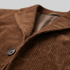 Heren corduroy blazer met vest