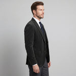 Heren corduroy blazer met vest