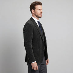 Heren corduroy blazer met vest